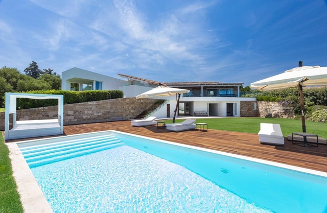 Modern luxury villa Sardinia sea front