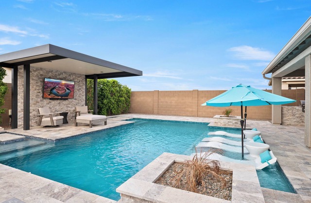 Modern Maricopa home with saltwater pool