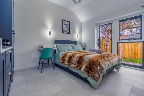 Modern studio w/underfloor heating & parking