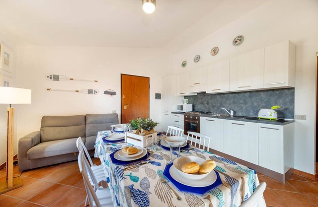 Modern three-room apartment with swimming pool and free wifi