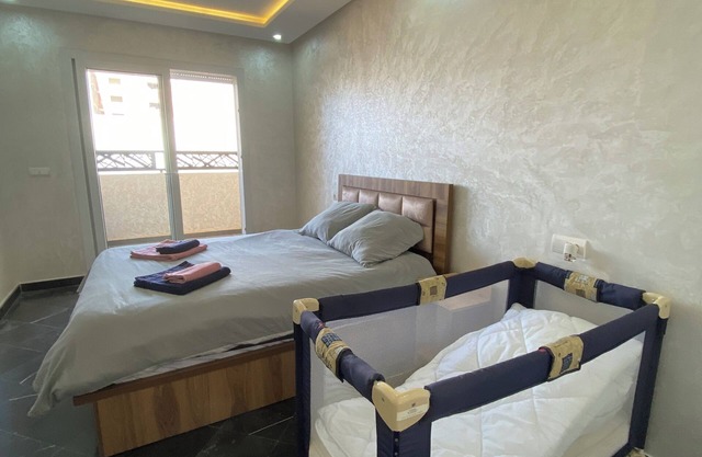 Modern, well-equipped new apartment, 15-minute drive from Agadir Marina.