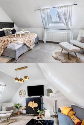 Moderne schicke Dachgeschosswohnung 15 min bis Düsseldorf