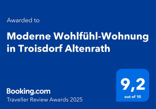 Moderne Wohlfühl-Wohnung in Troisdorf Altenrath