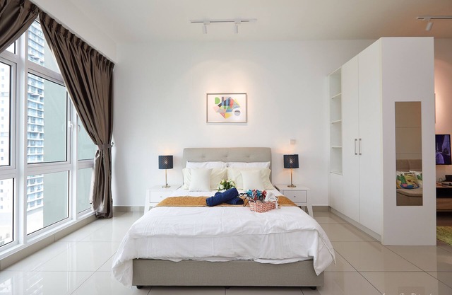 My Home is a Studio unit,the whole unit is private for you when you staying.