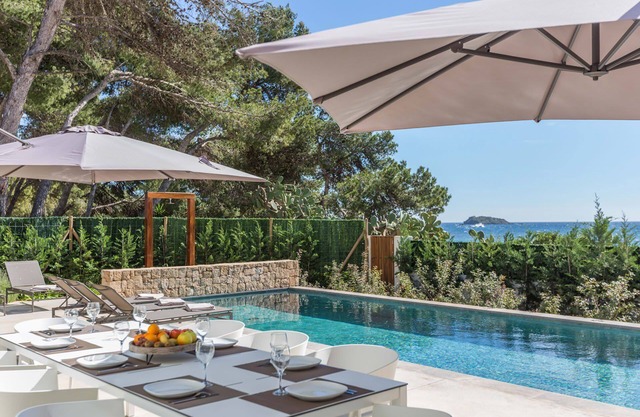 My Rental Homes - Villa Crozet nfinity pool directly in front of the sea