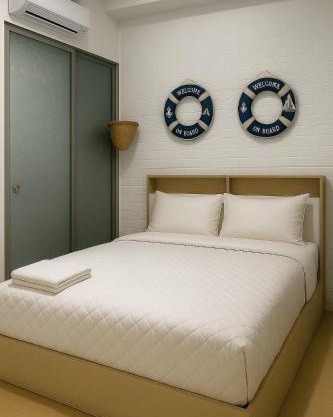 My resort ราคาโปรโมชั่นห้องโครงการแต่งมินิมอลตึกEนอน4ท่านสวนนำ้เดินไปทะเล