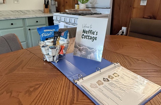 Neffies Lakefront Charming 2-bedroom cabin in lovely Gladwin with AC, WiFi