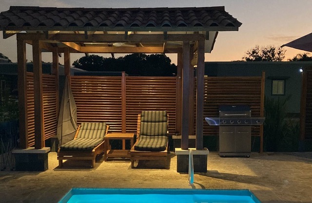 New 3 bedroom bungalow steps to the beach, in a gated community.