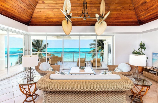 NEW LISTING: Pristine 2-Bedroom Oceanfront Penthouse Suite on Grace Bay Beach