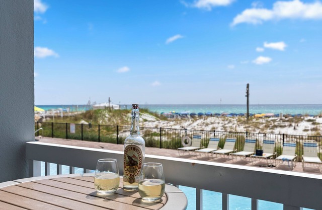 NEW Listing! BEACH FRONT with Amazing Ocean & Pool Views! 1st floor easy access!