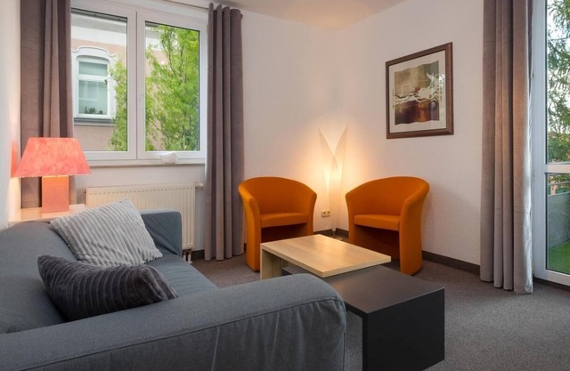 Non-smoking vacation apartment with covered balcony