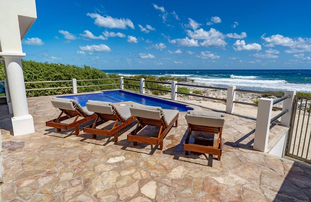 Ocean front villa located on the beach