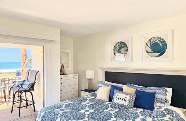 Ocean view, updated bright & relaxing beach condo close to it all!