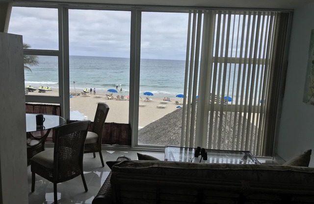 Oceanfront condo, beach, pool. 4 eateries on premises. Rent kayaks and jet skis.