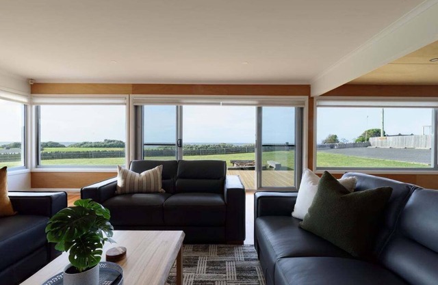 Oceanfront Escape with Fire Pit & Coastal Views