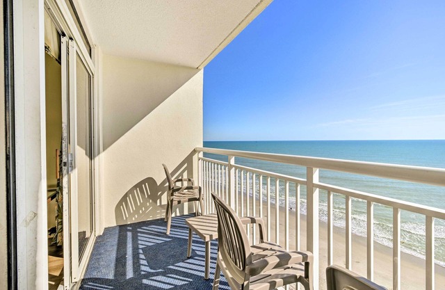 Oceanfront Myrtle Beach Condo w/Balcony!