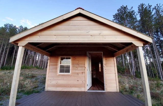 Off-Grid Cabin Nestled Among Nature with Lovely Landscape Views in Maine