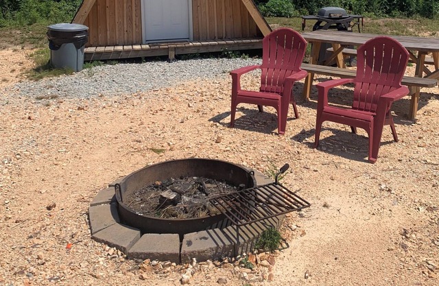 Off grid cozy a frame style tiny home