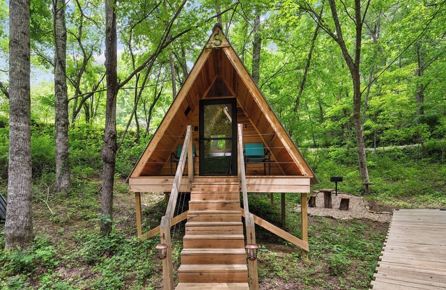 Off-Grid Mini A-Frame in Hartford, TN- Cabin S
