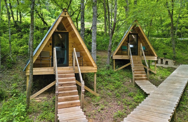 Off-Grid Mini A-Frame in Hartford, TN- Cabin T