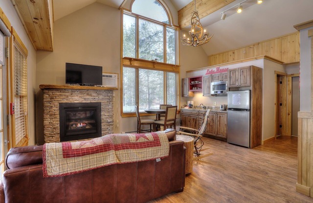 Oquossoc Suite #1 | A/C & Fireplace