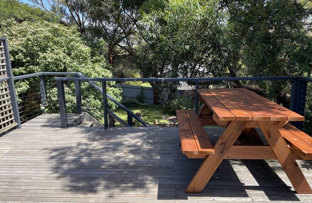 Original beach house full of character, relax amongst the trees