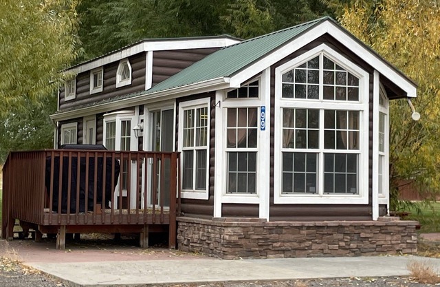 Our lumberjack inspired cabin on Warden Lake