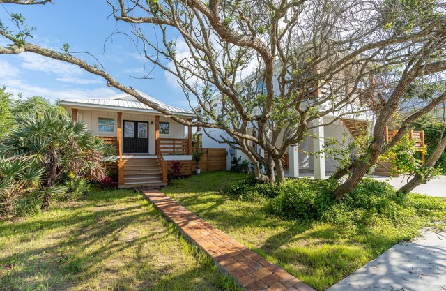 Paradise Found! nJust steps to the sand with this Villa on Vilano Beach.