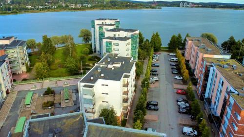 Parking space-Self check-in-Sauna-46m2-Waterfront