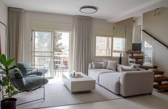 Pastoral Old Katamon Penthouse