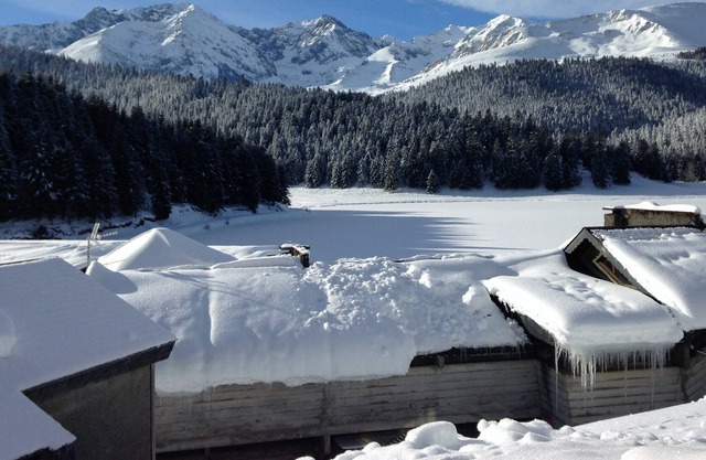 PAYOLLE mountain chalet near the Hautes-Pyrenees lake, possible 14 people (2 lodgings)