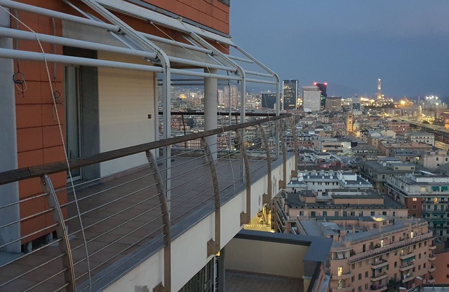 Penthouse with a view of Genoa