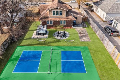 Pickleball Court Ev Power Dock Hot Tub Pool Table