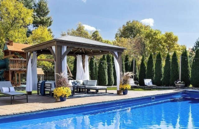 Pool, Oasis, Outdoor fire, 2 King bed suites, Theater, Workout room, Playground