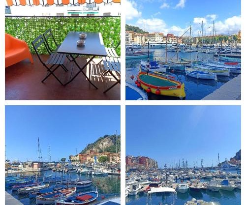 Port de Nice-charmant appartement bucolique ! vue port
