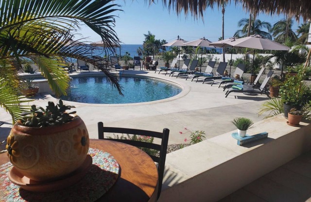 Poseidons Cove Private Home Pool Hot tub, outdoor kitchen and bar, Los Cabo