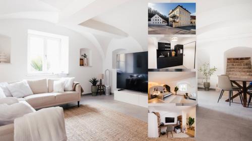 Premium Apartment Landshut Altstadt 100" TV Gaming Tiefgarage