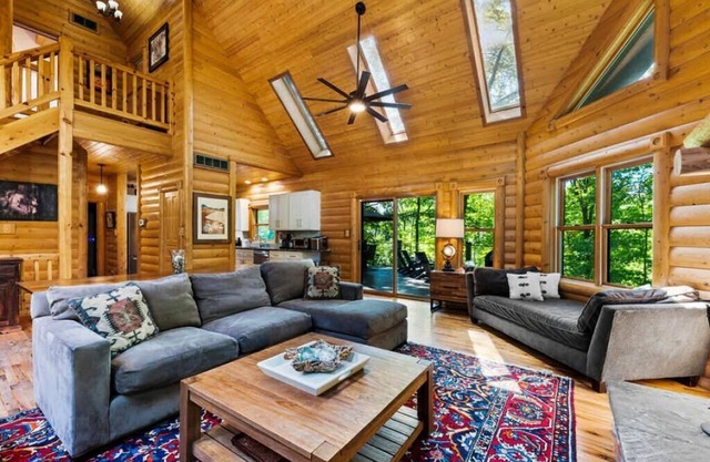 Private Cabin w/Hot Tub, Fire Pit & River Views | WAYA's Den