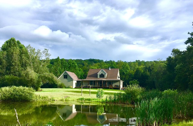 Private Modern Estate Chalet in Nature with Pond and Creek on 50 acres-Sleeps 18