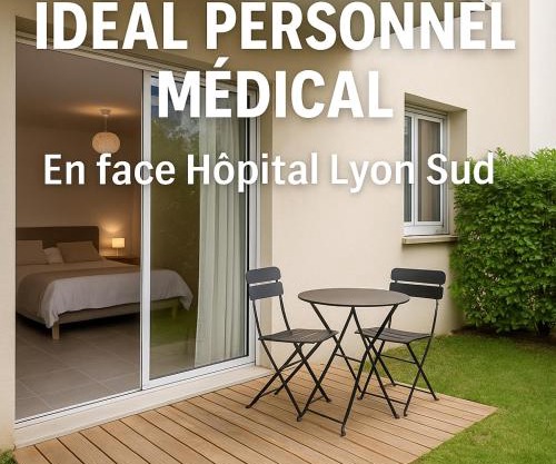 Proche Hôpital LyonSud Metro B Calme et WiFi