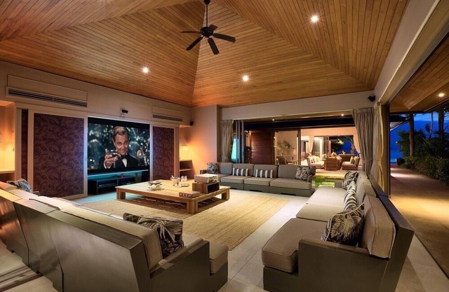 Pure White sand beachfront villa with west coast sunsets.