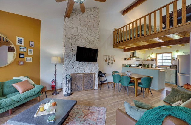 Red River Home w/Ski Slope, Mtn & River Views!