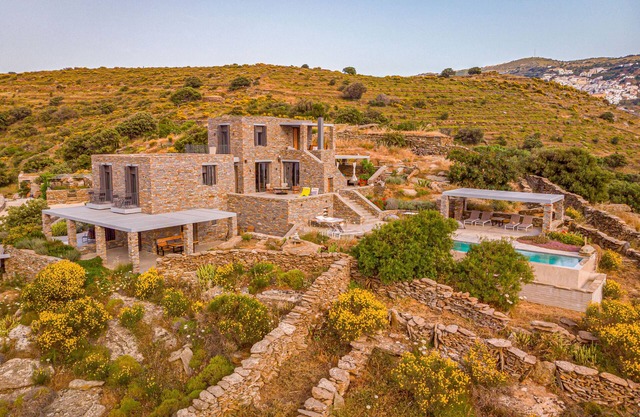 Relaxation in nature with sea and sunset views close to the port