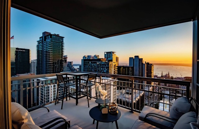 Renovated Ocean, Bay and City View-2 Bed, 2 Bath Condo in Little Italy