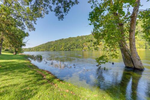 Riverfront Home with Porches and Views in Cotter!