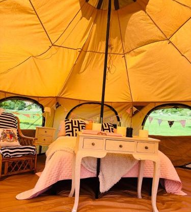 Riverside farm Yurt tent Hertford