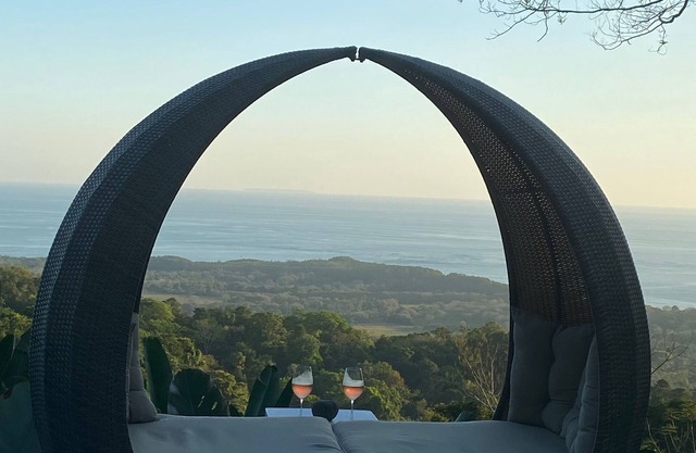 Romantic mountain retreat with views of the Whale’s Tail and the Pacific Ocean