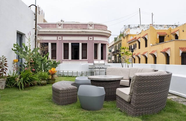 Rooftop Garden Oasis in the Heart of Old San Juan