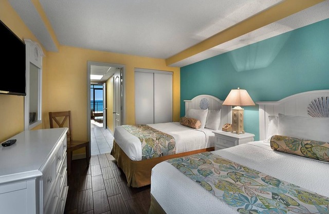 Roomy Oceanfront Suite with 2 Queen Beds 5th Floor
