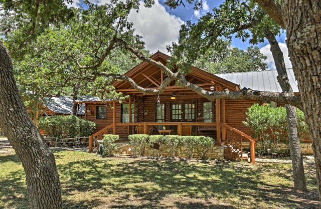 Rustic Canyon Lake Cabins with Hot Tub on about 3 Acres